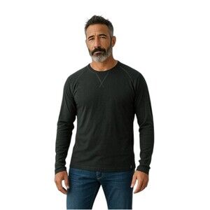 Men’s Reebok dri-fit XL Long Sleeve shirt Green Normcore Basic Layer Relaxed Fit